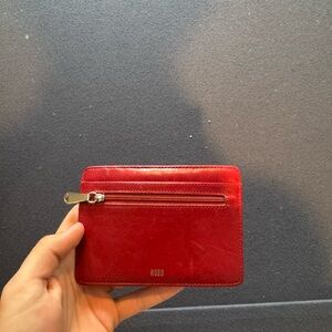 HOBO Red Leather Card Holder
